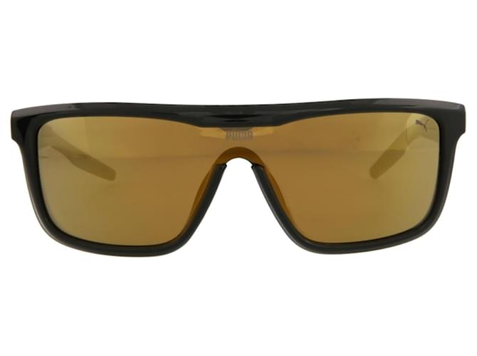 Puma Wrap-Frame Injection Sunglasses Black  ref.740909