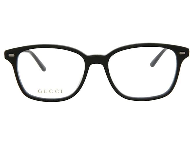 Gucci Square-Frame Acetat Optische Rahmen Schwarz  ref.741000