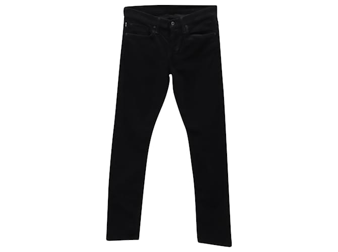 Jeans slim fit in velluto a coste Tom Ford in cotone nero  ref.741143