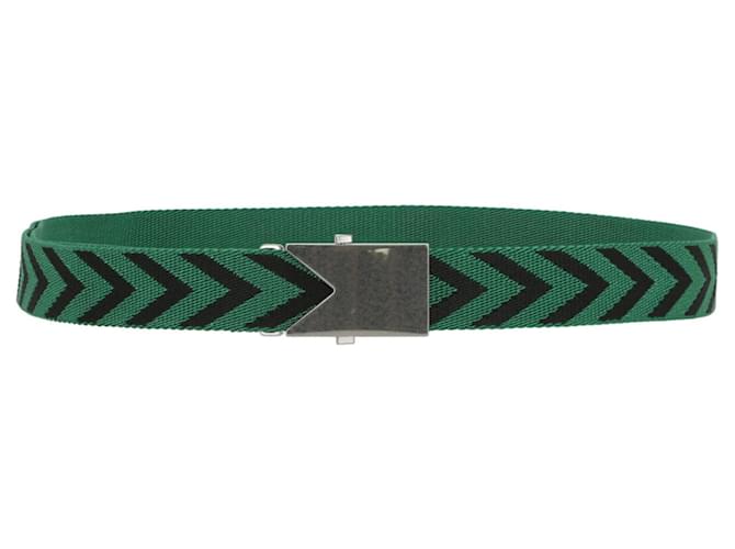 Cintura con fibbia scorrevole a righe Chevron di Bottega Veneta Multicolore  ref.741230