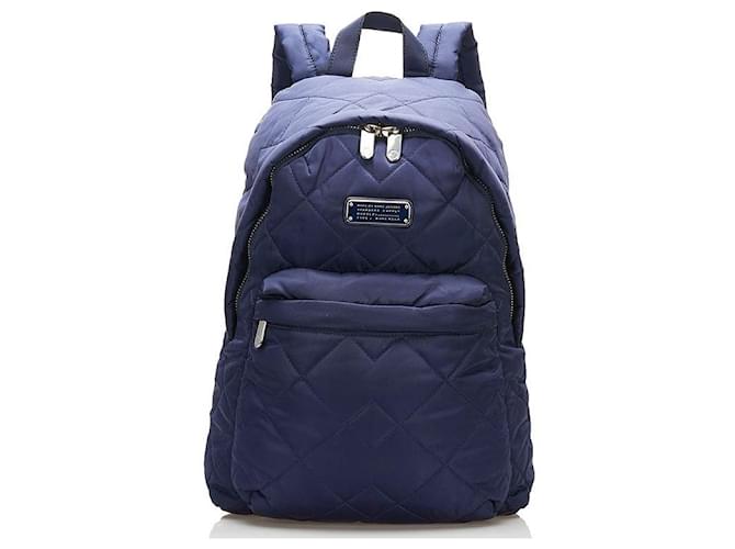 marc jacobs Quilted Nylon Backpack blue  ref.741447