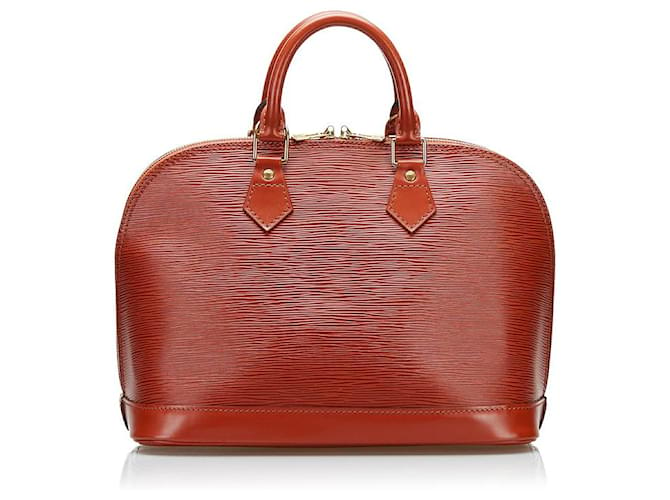 Louis Vuitton Alma Brown Leather  ref.741548