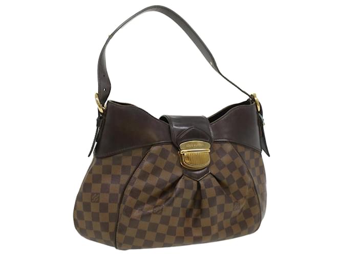 Louis Vuitton Sistina MM Damier Ebene Canvas Shoulder Bag 