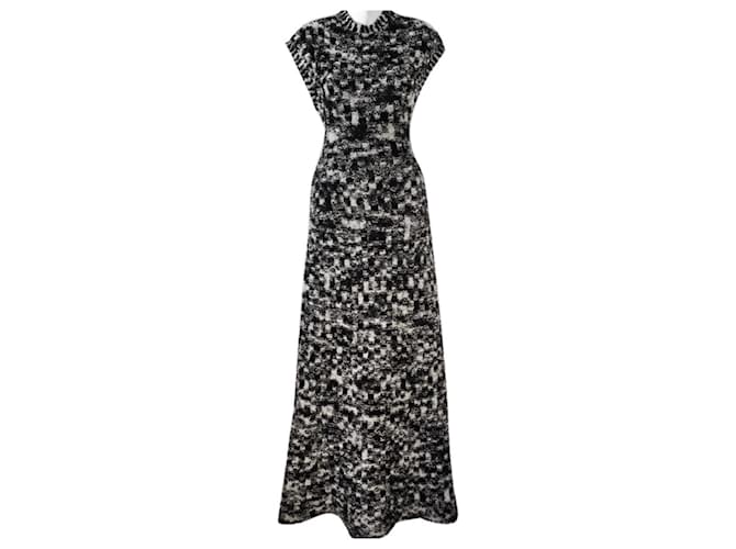 Chanel Dresses Black Wool  ref.742026
