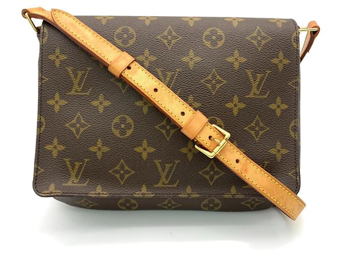 Louis Vuitton Monogram Musette Tango Short Strap Brown