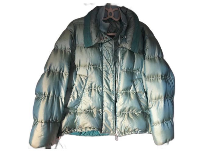 Sportmax Puffer Jacket Light Blue Size 44