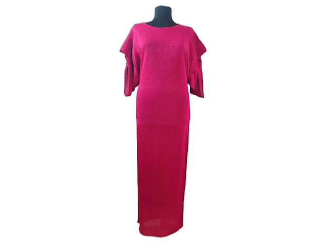 Autre Marque Robes Polyester Viscose Rose  ref.738298