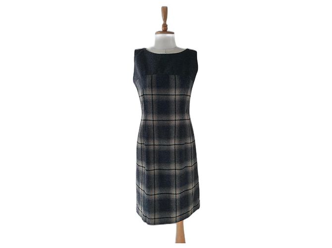 Vestido Weekend Max Mara de lana gris Multicolor