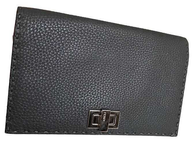 Fendi Geldbörsen, Geldbörsen, Fälle Grau
