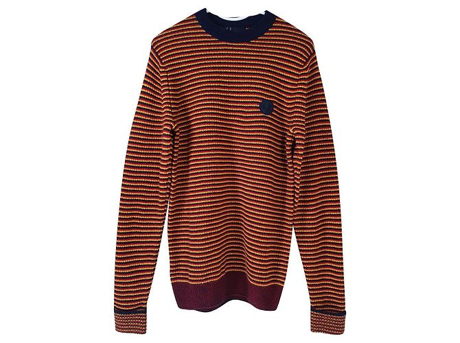 Fred Perry Striped Lambswool Sweater Multiple colors
