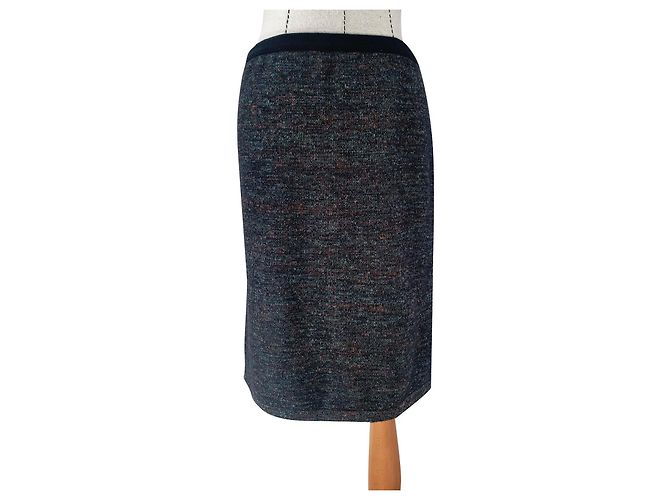 Autre Marque Falda midi Peruvian Connection algodón alpaca L Multicolor