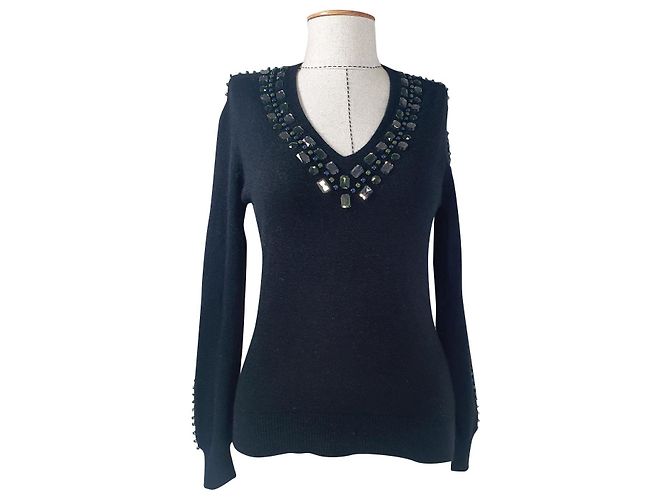 Autre Marque Lodenfrey Kaschmir Pullover Schwarz M 