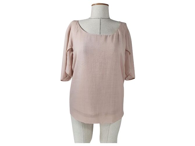 Camicetta Chloé Beige in Lana