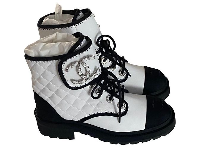 Chanel Merletti Bianco Tela