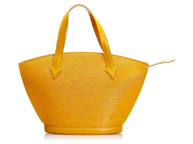 Louis Vuitton Saint Jacques Yellow Leather  ref.742166