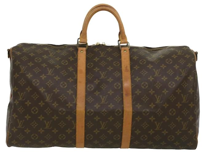 Louis Vuitton Keepall 55 Brown Cloth  ref.742323