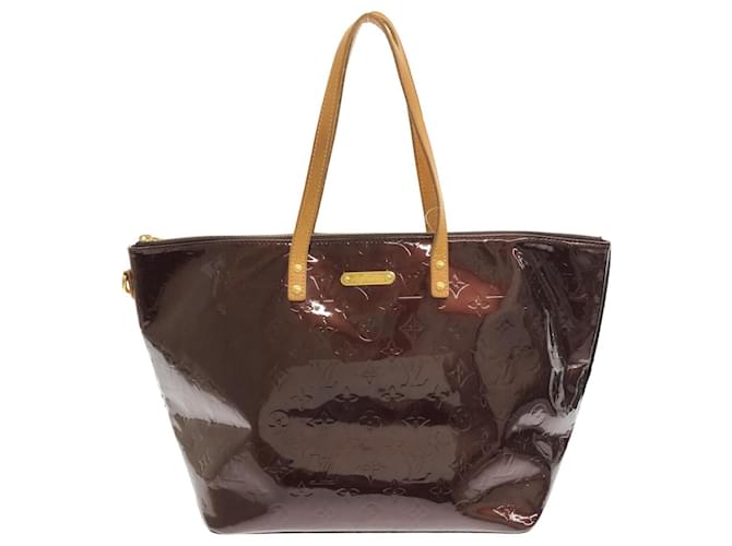 Louis Vuitton Bellevue Brown Patent leather  ref.742369