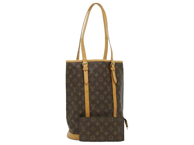 Louis Vuitton Bucket Brown Cloth  ref.742376