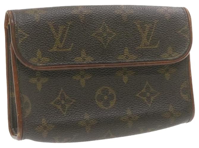LOUIS VUITTON Monogram Pochette Florentine Waist bag M51855 LV Auth am668g Cloth  ref.742499