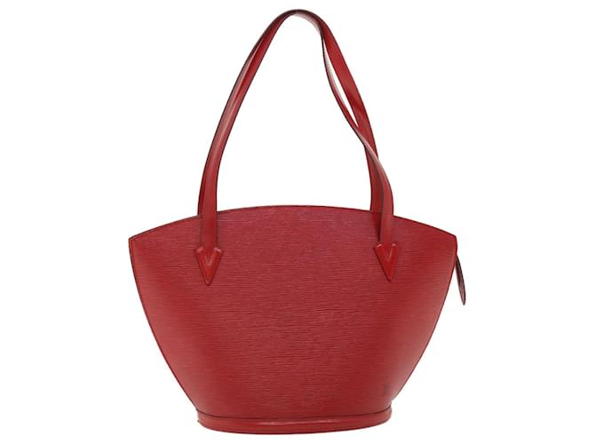 LOUIS VUITTON Epi Saint Jacques Shopping Tote Bag Red M52267 LV Auth bs3265 Leather  ref.742578