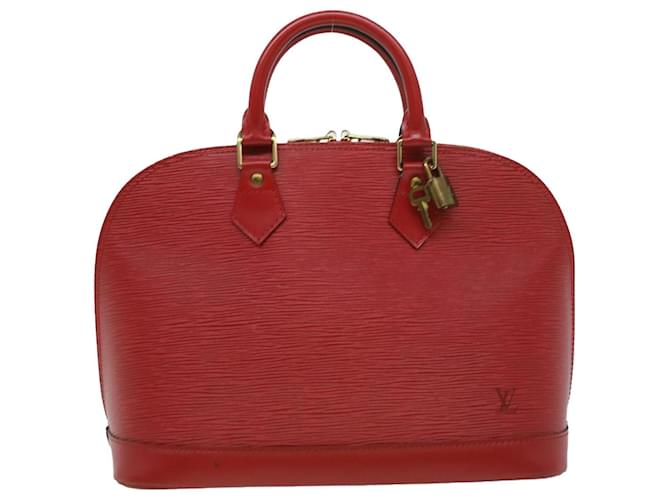 Louis Vuitton Alma Red Leather  ref.743070