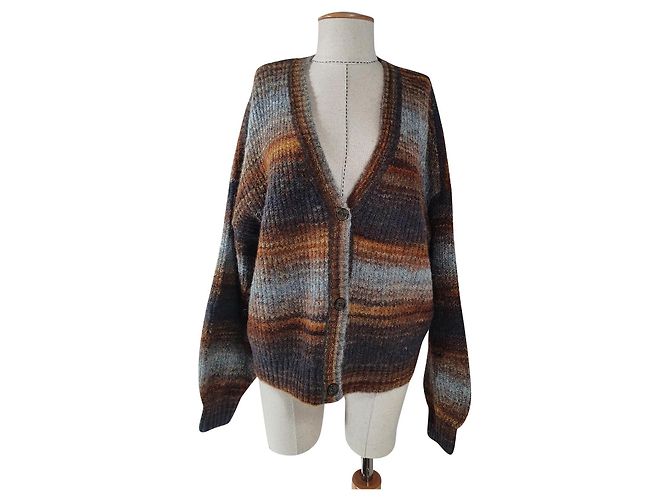 Christian Siriano Strickjacke XL Bunt Mehrfarben