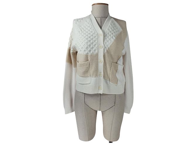 Strickjacke Cos aus Baumwolle und Wolle mehrfarbig Mehrfarben