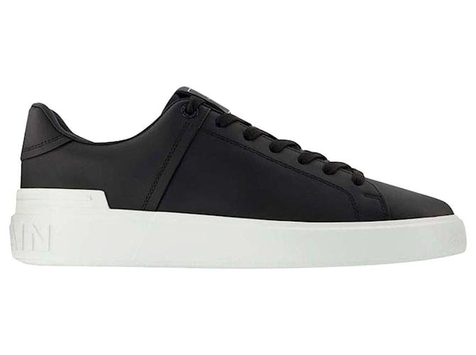 B-Court smooth leather trainers white - Men