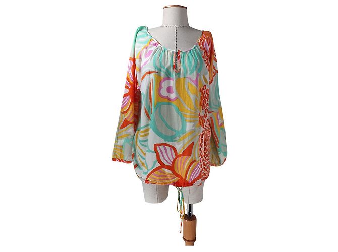 Camicetta in cotone Antik Batik Multicolore