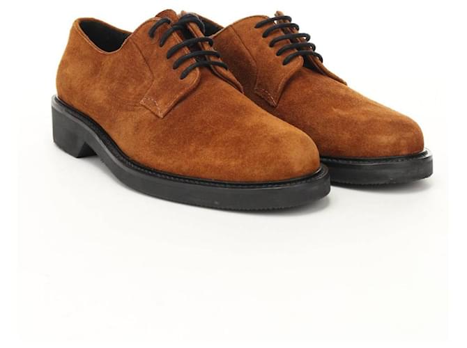 Sandro Lace ups Brown Suede  ref.743551
