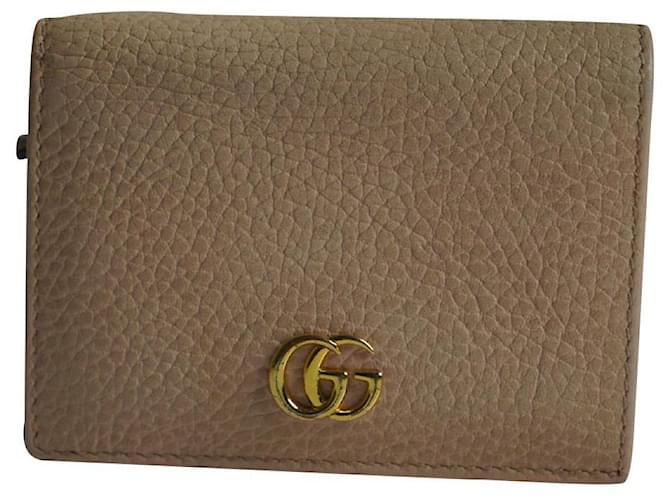 Gucci Marmont Cuir Rose  ref.743580