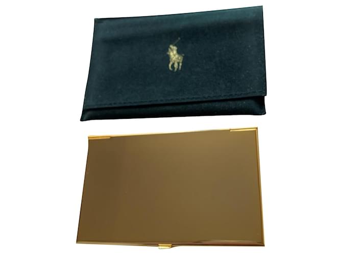 Ralph Lauren Carteiras Pequenos acessórios Dourado Metal  ref.743837