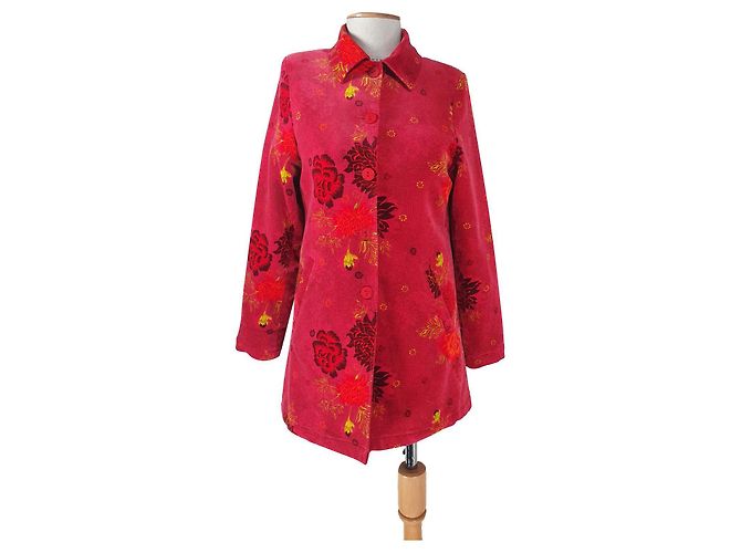 Cappotto Kenzo Jungle in cotone multicolore