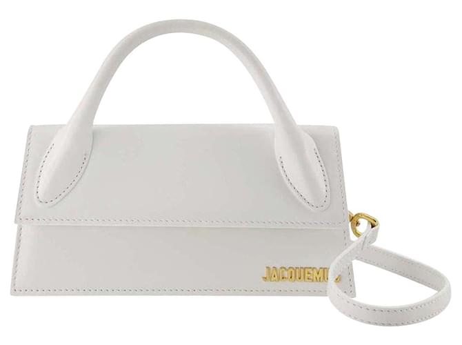 Le Chiquito Long Bag - Jacquemus - White - Leather  ref.744149