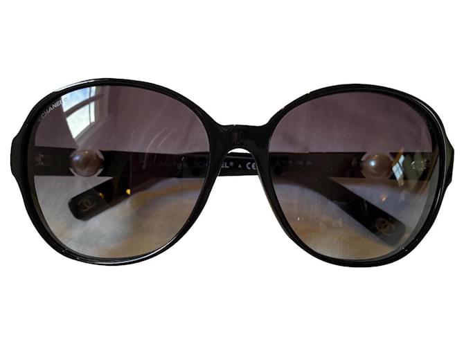 Chanel Obal Sunglasses Black Metal  ref.744185