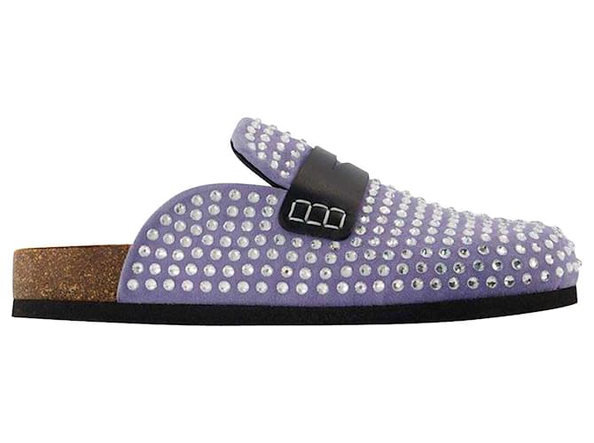 JW Anderson Crystal Loafers - J.W. Anderson - Purple - Leather  ref.744194