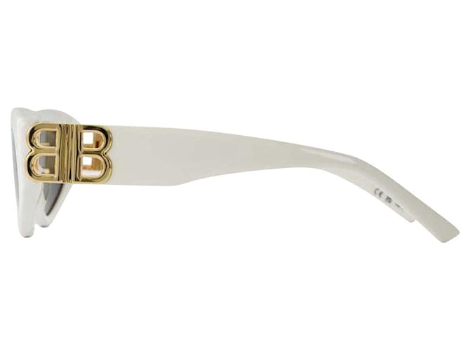 BB0095S Sonnenbrille - Balenciaga - Multi - Acetat Weiß  ref.744251