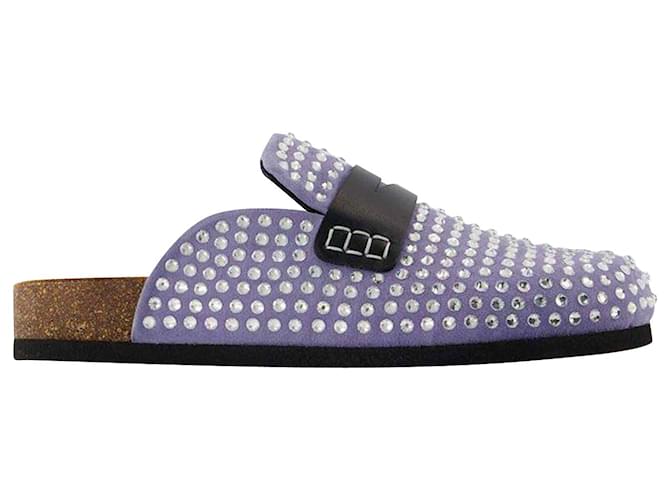 JW Anderson Crystal Loafers - J.W. Anderson - Purple - Leather  ref.744331