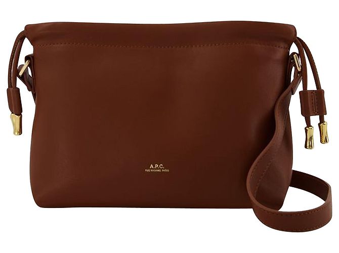 Apc Ninon Mini Hobo Bag - A.P.C. - Hazelnut - Synthetic
