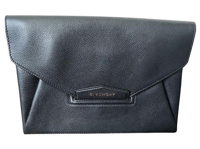 Bolsa Clutch Envelope Pandora Givenchy Preta