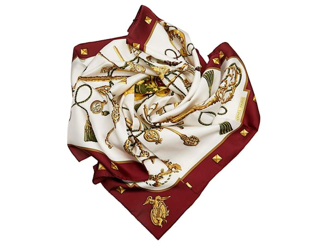 Hermès Foulard en soie Hermes Multi Les Clefs Tissu Multicolore  ref.744618