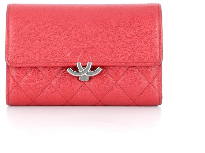 Chanel Pink Leather  ref.744648