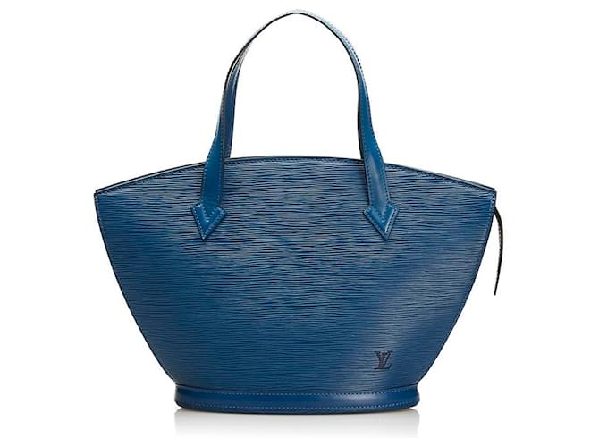 Louis Vuitton Saint Jacques Azul Cuero  ref.744649