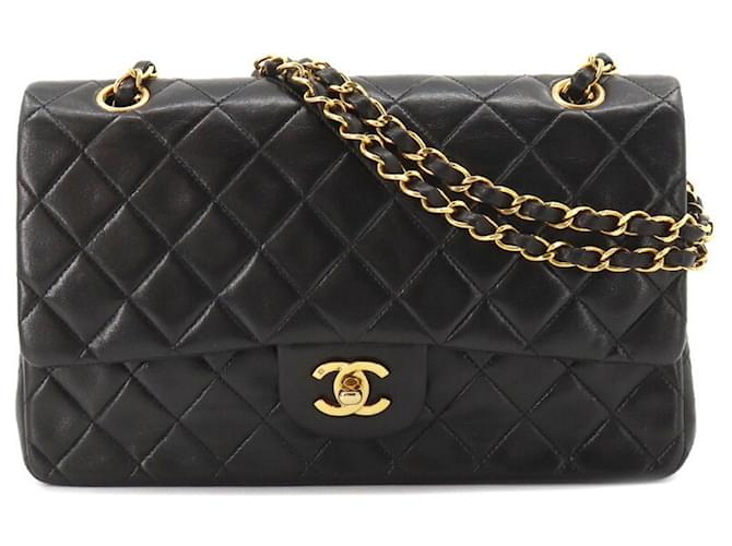 Chanel Timeless Black Leather  ref.744992