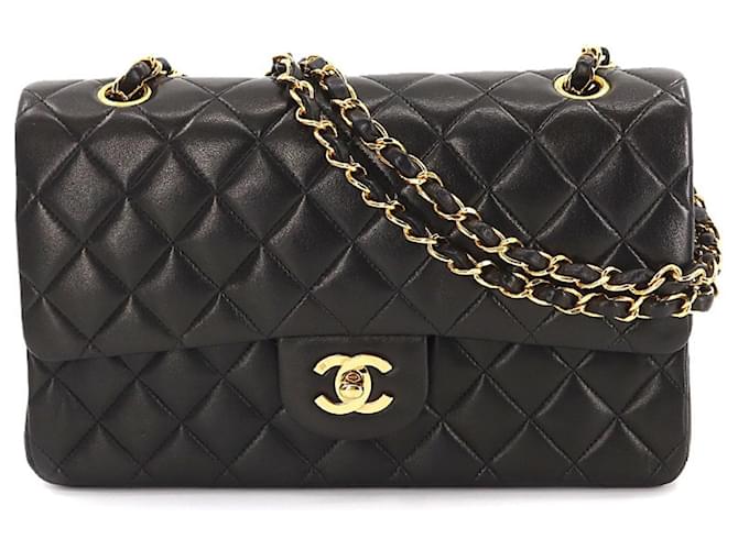 Chanel Timeless Black Leather  ref.745004