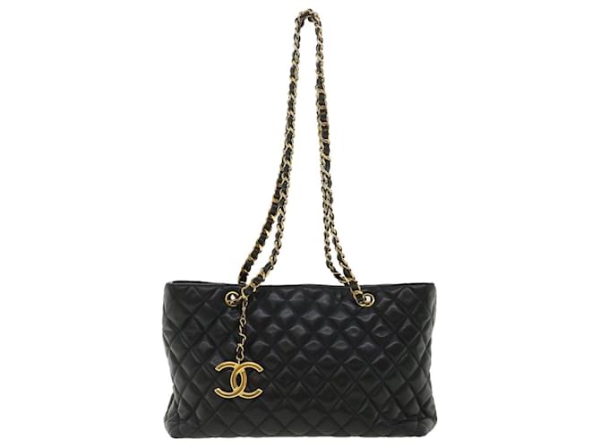Chanel Black Leather  ref.745058