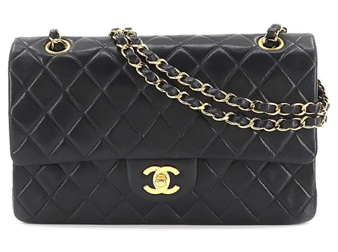 Chanel Timeless Black Leather  ref.745062