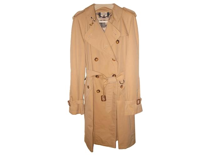 Trench Burberry Coton Beige  ref.745077