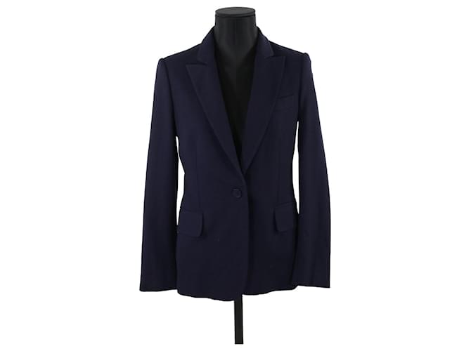 Stella Mc Cartney Stella McCartney Jacket 40 Blue Wool ref.745089