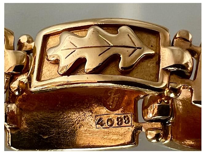 Bracelet Inès De La Fressange Golden Metal  ref.745145